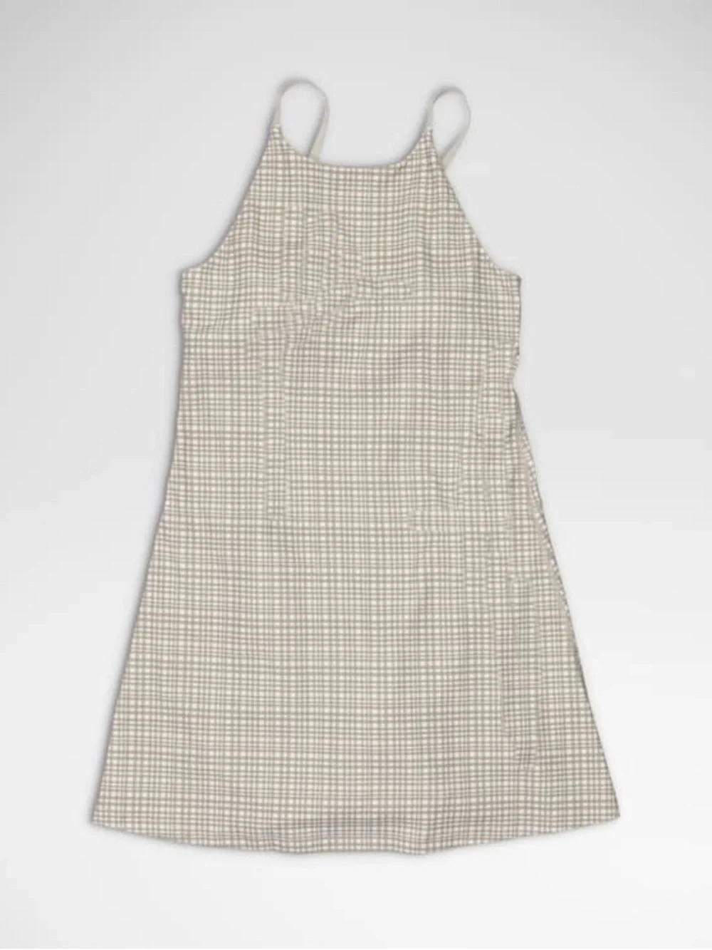 Align Dress Glow Grid Light Ivory Multi Plaid | size 6 | like new
